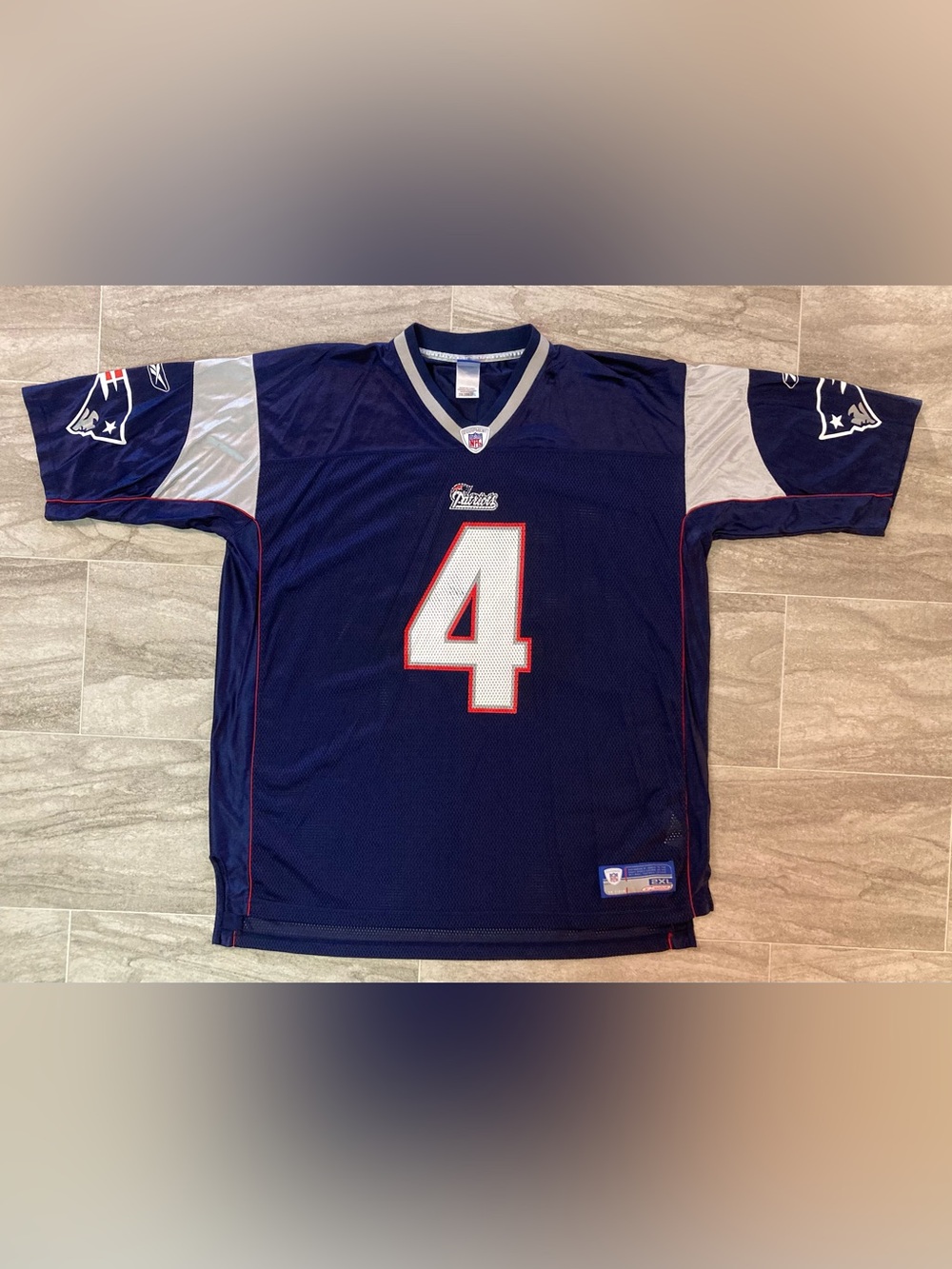 New England Patriots Adam Vinatieri Reebok Football Jersey 2XL XXL 2000s
